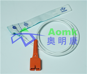 Disposable blood oxygen saturation sensor (Baolaite DB9 digital adult newborn L-shaped blue sponge) customized 0.9M-201BT